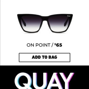 Brand New QUAY Incognito Sunglasses NWT and case.